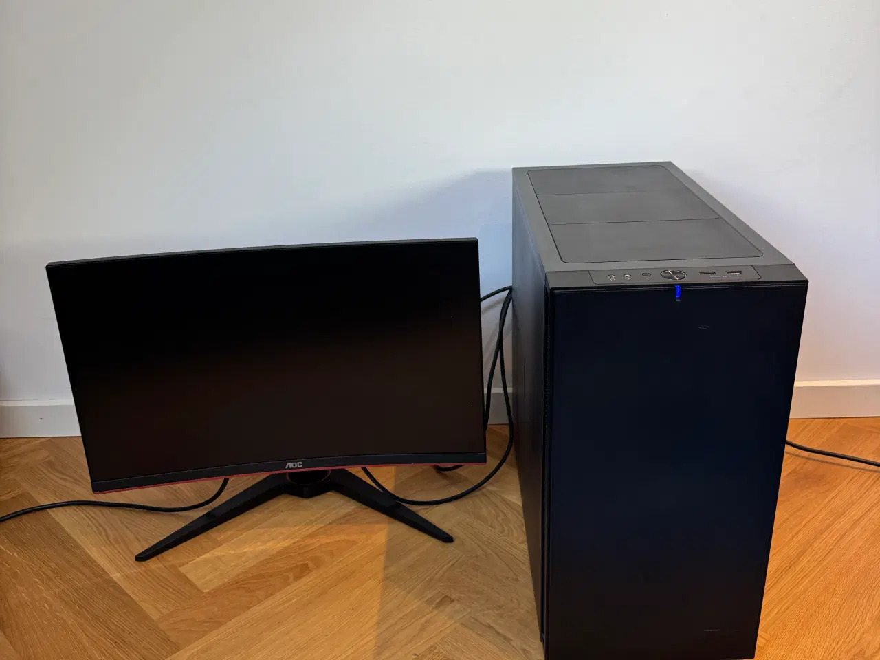 Billede 2 - Gaming-PC + AOC C24G1 + TRFY tastatur & mus – GTX 