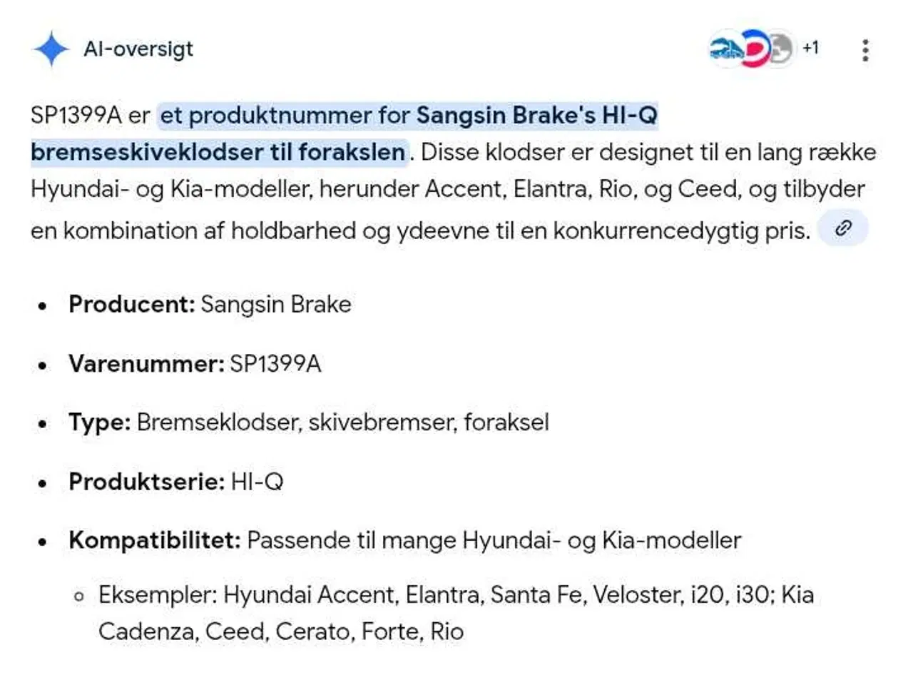 Billede 3 - Bremseklodser sælges ny