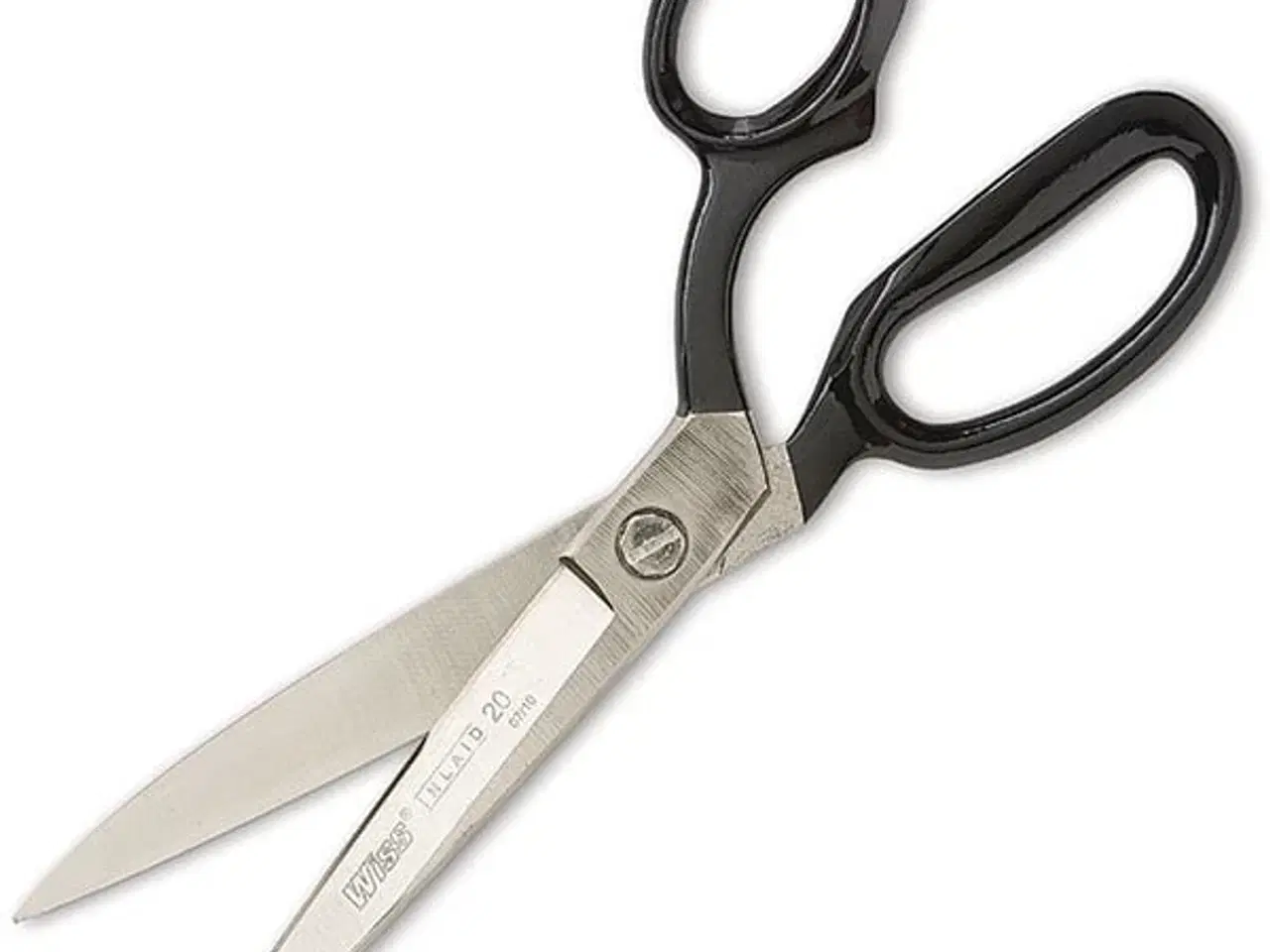 Billede 1 - Wiss industrisaks \"klassisk\" venstrehånds nikkelbelagt skær 120/254 mm