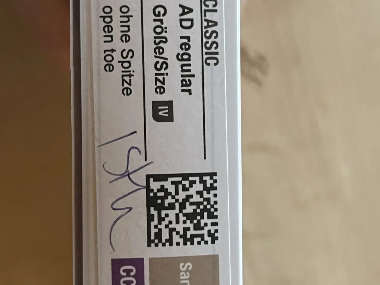 Billede 3 - Kompressionsstrømpe uden tå