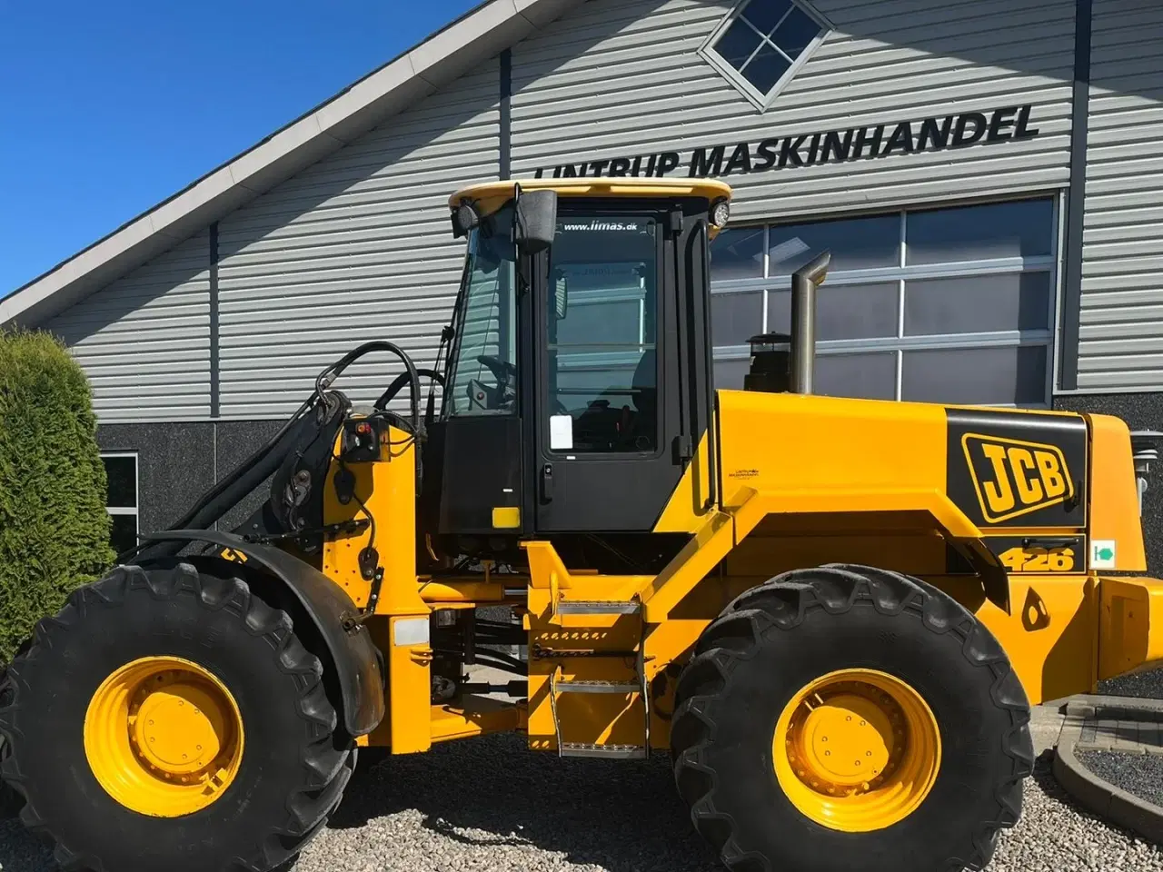 Billede 16 - JCB 426 med traktor dækmontering og hurtigskifte samt centralsmørring