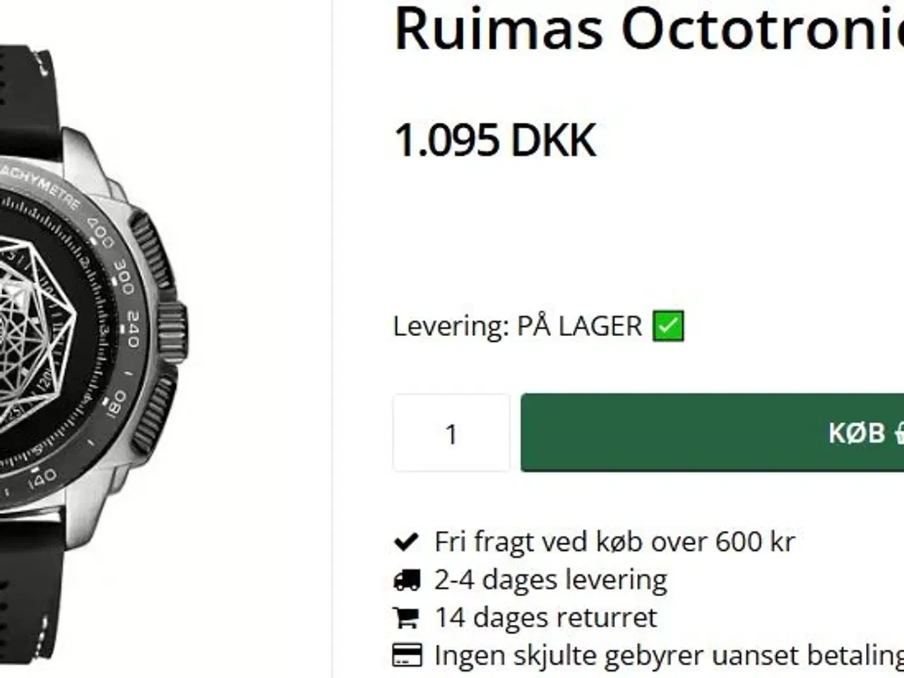 Billede 5 - Ruimas Octotronic Silver ur