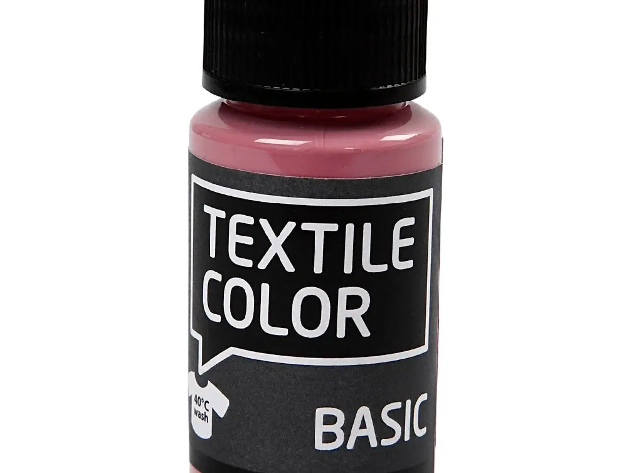 Billede 1 - Textile Color Mørk Rosa 50ml - Høj Kvalitet Tekstilmaling