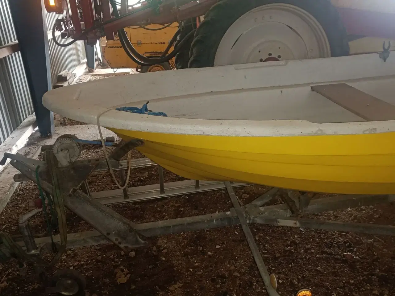 Billede 3 - - - - 10 fods med motor og trailer