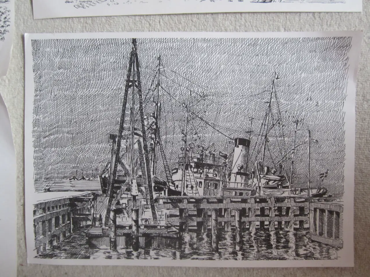 Billede 3 - Rigtig fine tryk fra Bogtrykmuseet i Esbjerg samle