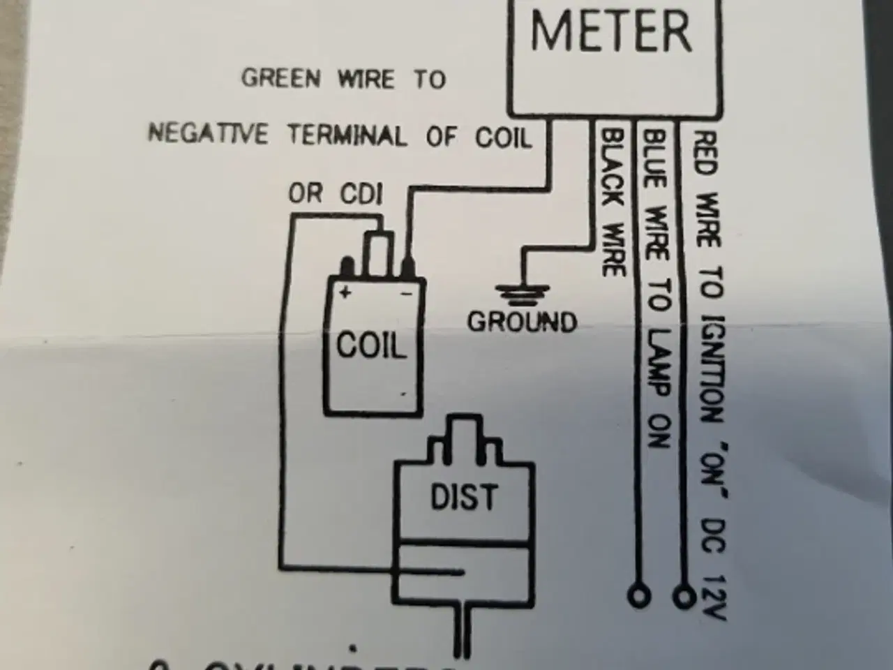 Billede 8 - Speedometer og omdrejningstæller