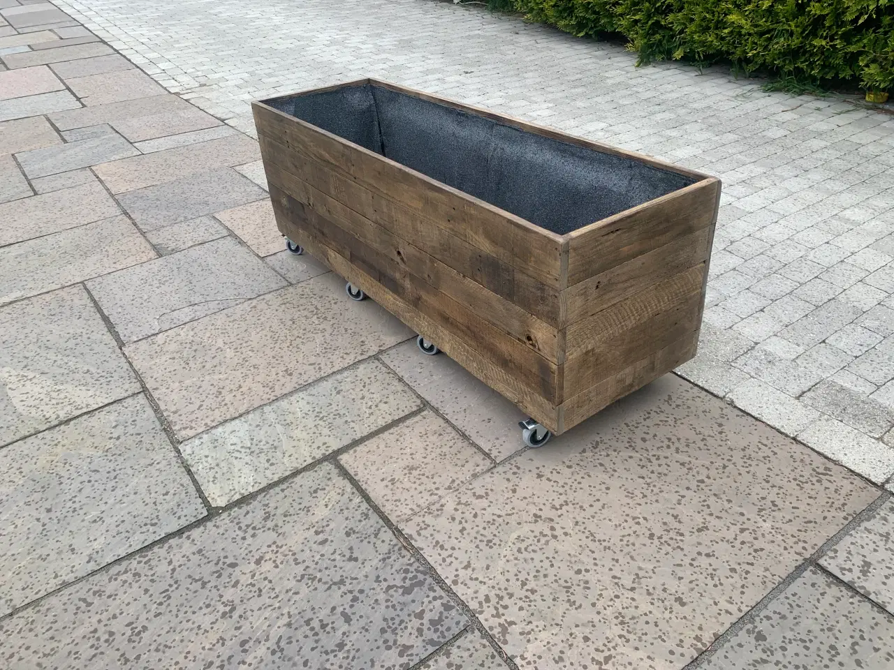Billede 2 - Plantekasser af genbrugstræ