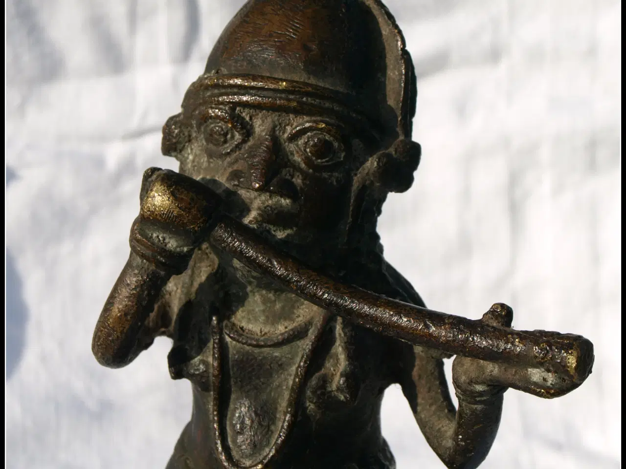Billede 6 - Bronze Urne Benin Stor