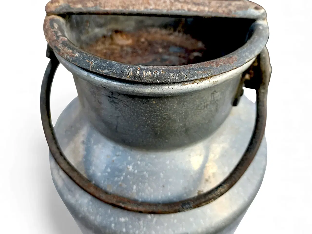 Billede 9 - Gammel 5 liters mælkejunge i aluminium