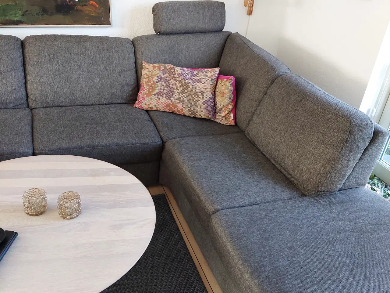 Billede 2 - sofa med chaiselong