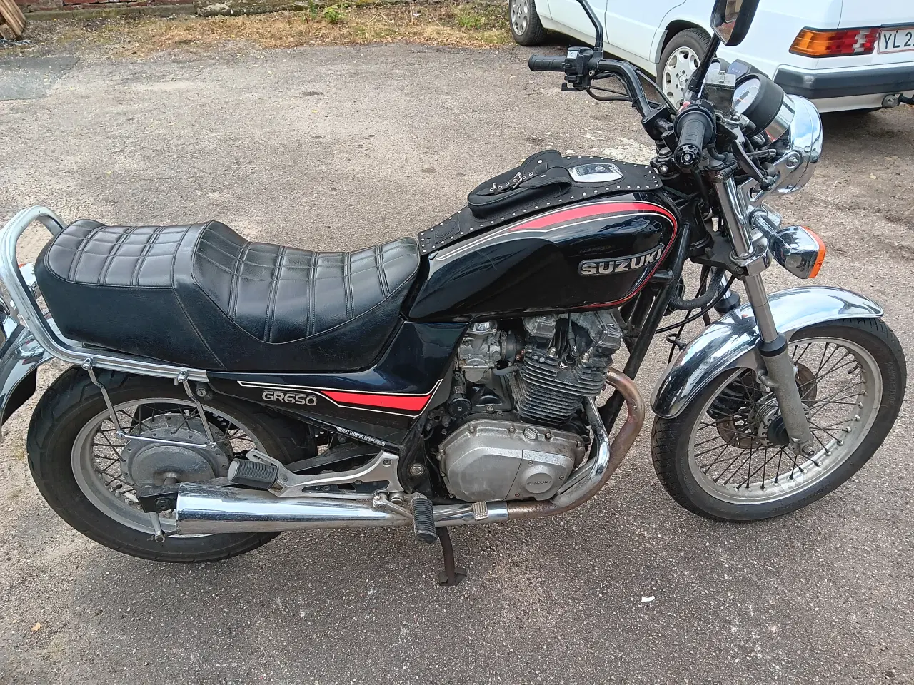 Billede 2 - Fin Suzuki gr 650 nysynet med plader 
