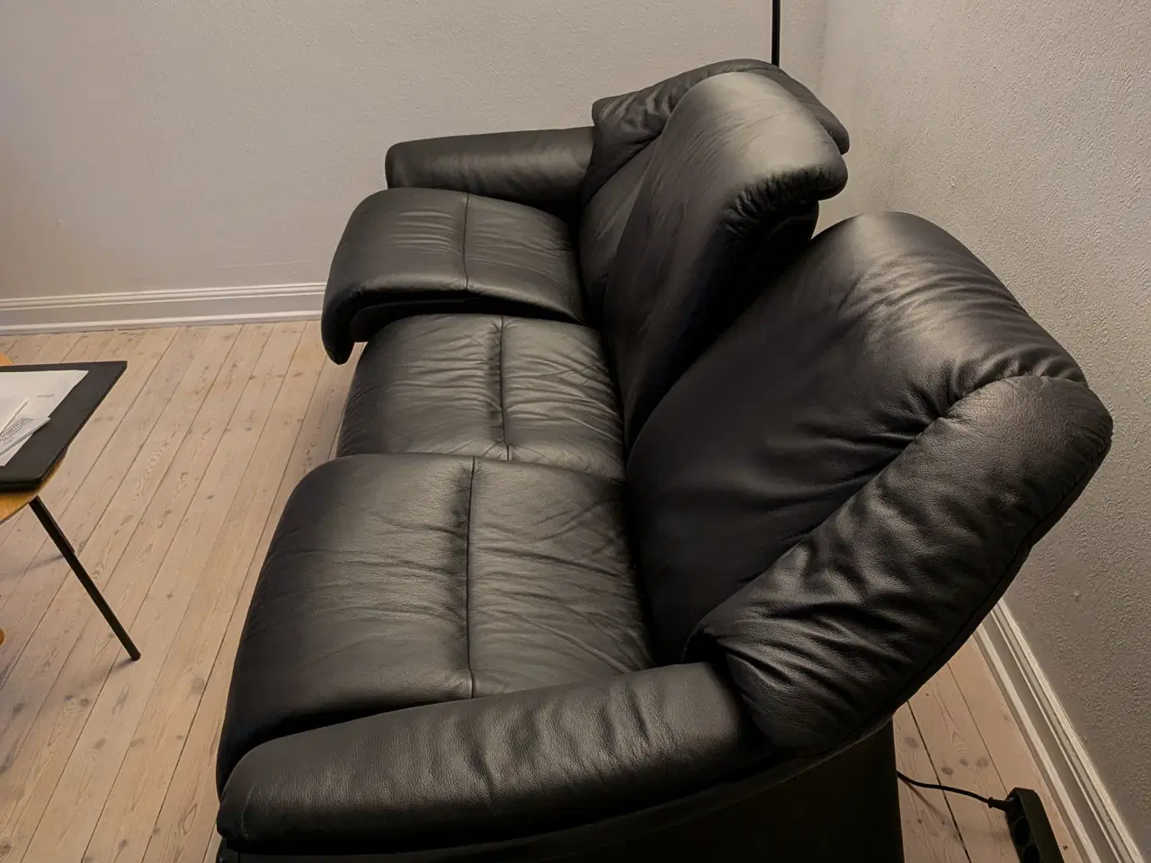 Billede 2 - Stressless 3 personers sofa i ægte læder