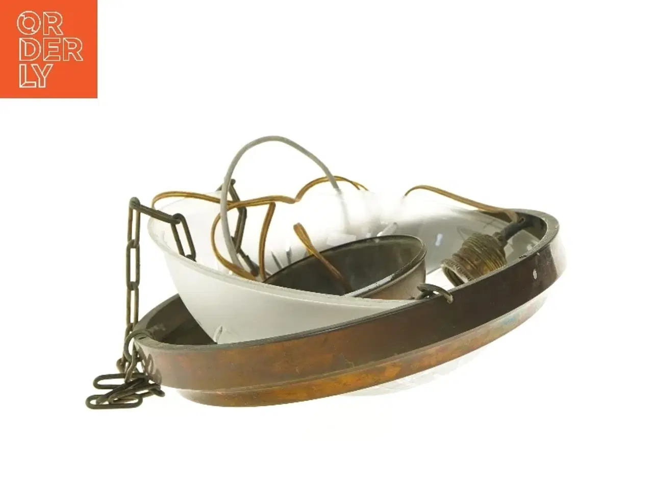 Billede 4 - Antik loftlampe (str. Ø 33 cm)