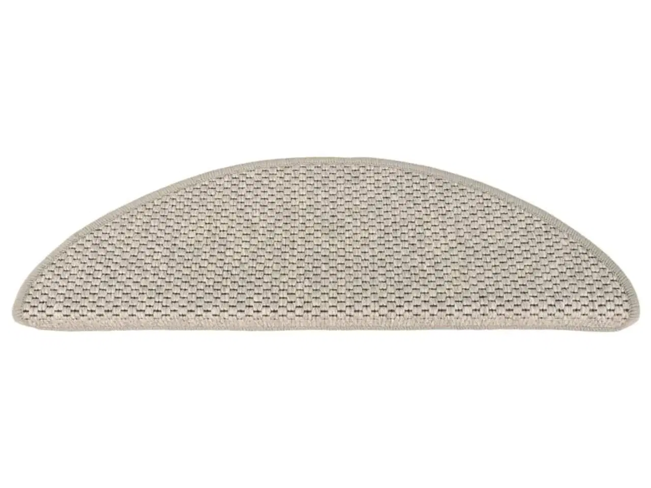 Billede 3 - Selvklæbende trappemåtter 15 stk. 65x21x4 cm sisal-look gråbrun