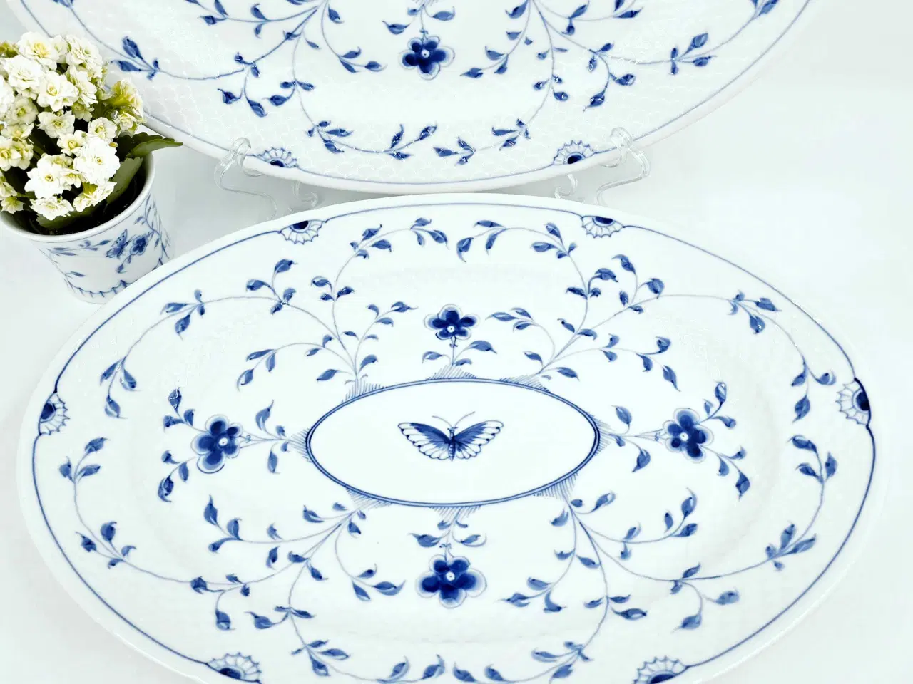 Billede 5 - Sommerfugl ovalt fad B&G Porcelæn 