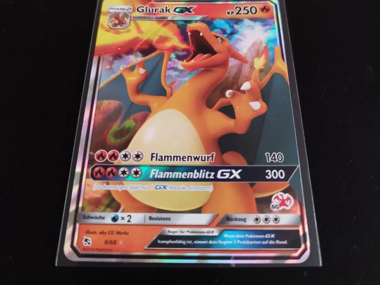 Billede 1 - Glurak GX Pokemon Kort - Hidden Fates - Charizard