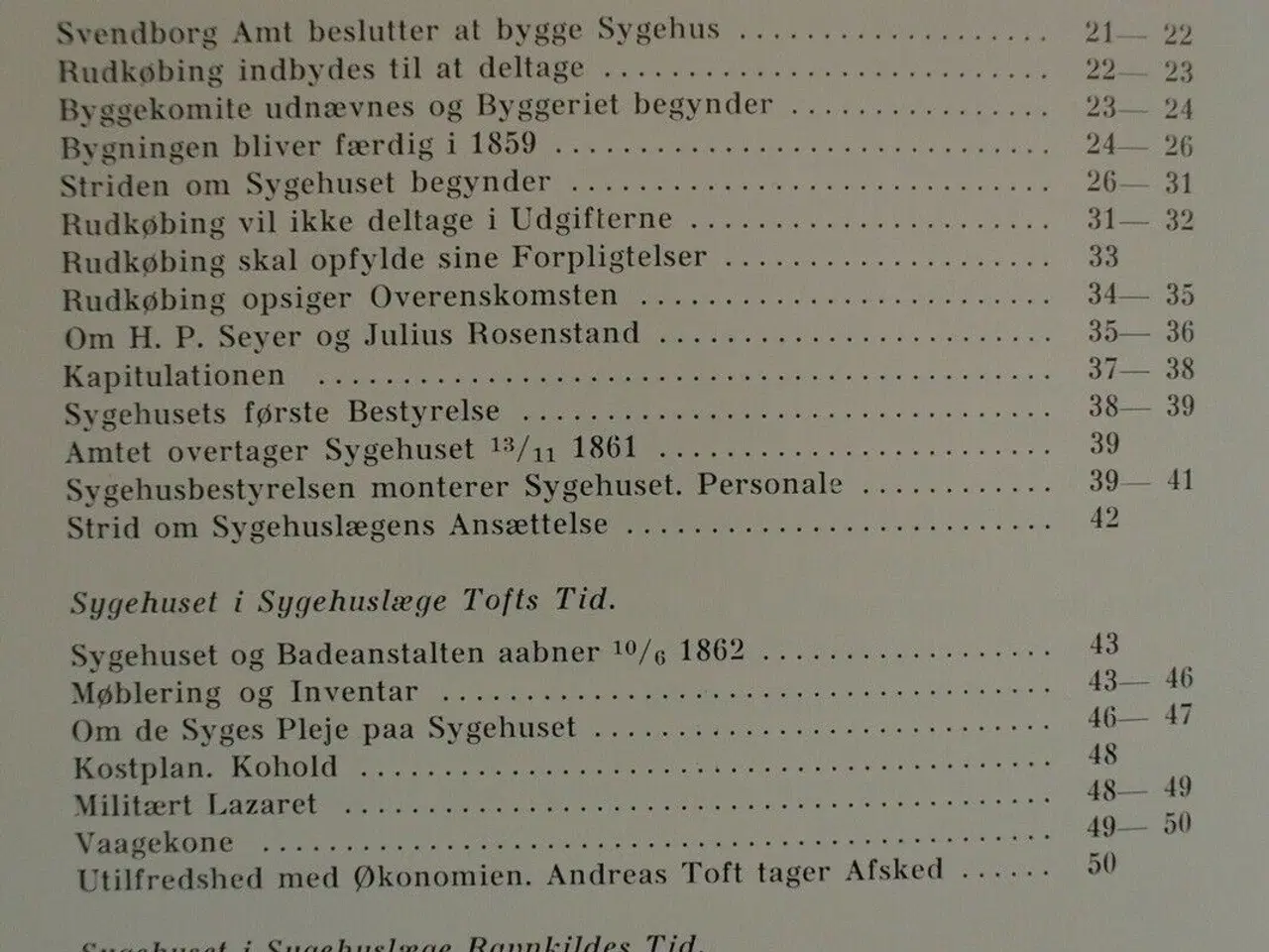Billede 2 - et sygehus fylder 100 aar - rudkøbing amts- og bys