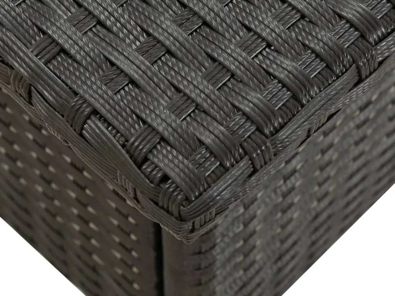 Billede 4 - Tebord 50 x 50 x 47 cm polyrattan sort