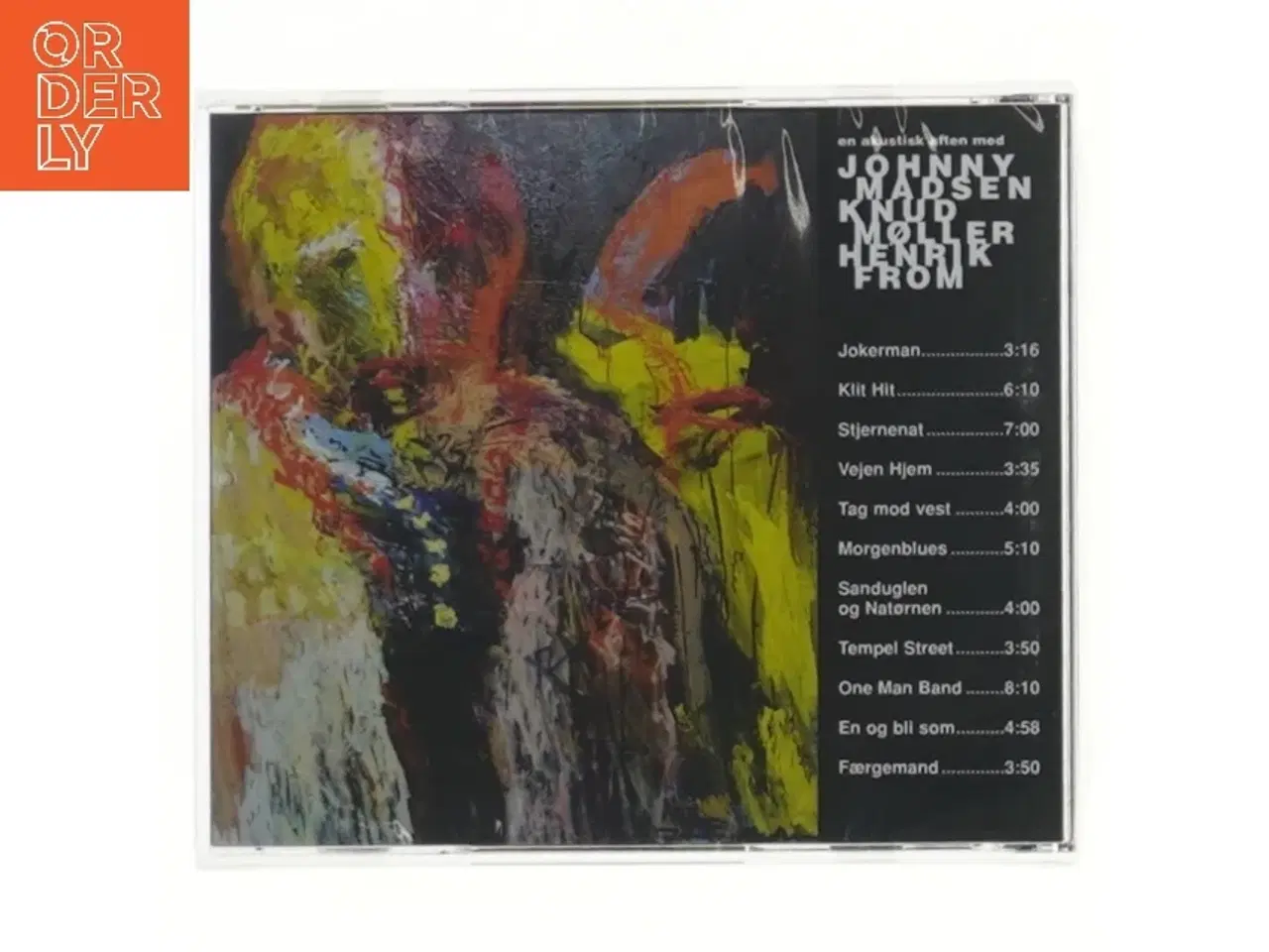 Billede 2 - CD: En akustisk aften med Johnny Madsen, Knud Møller & Henrik From