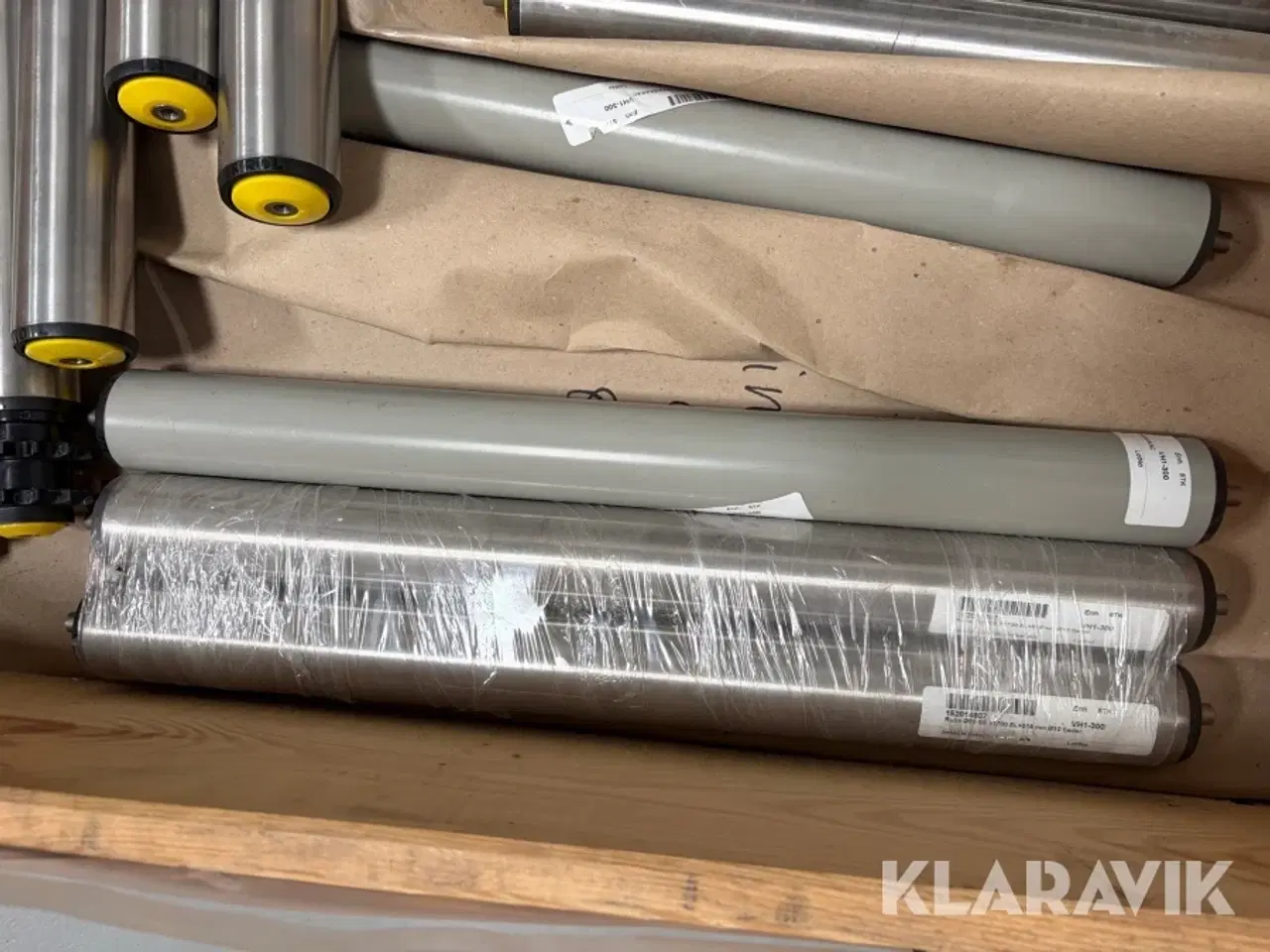 Billede 3 - Lot - Løsruller - plast og rustfri stål - 1 palle