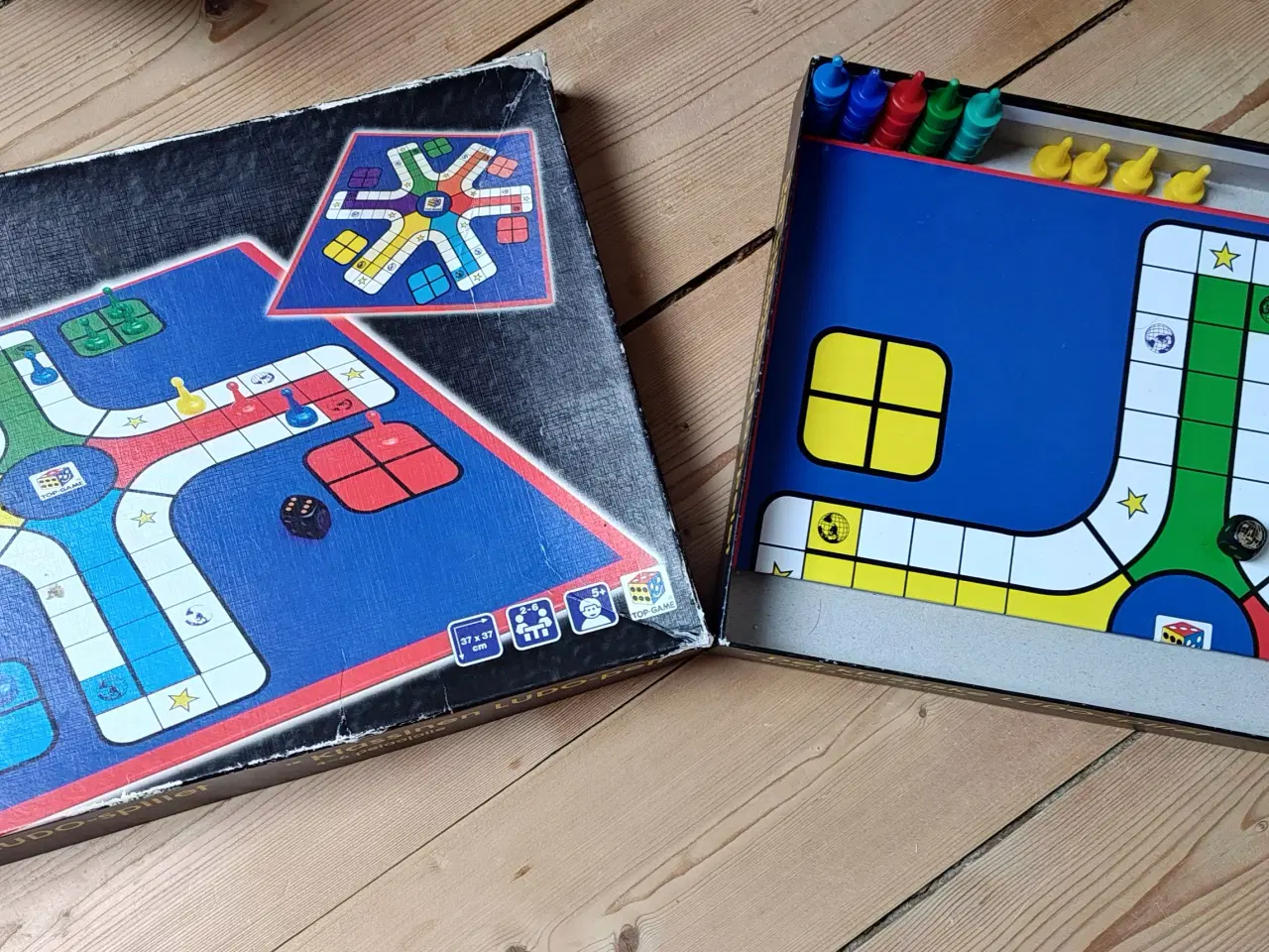 Billede 1 - Ludo Brætspil til 4 og 6 mands