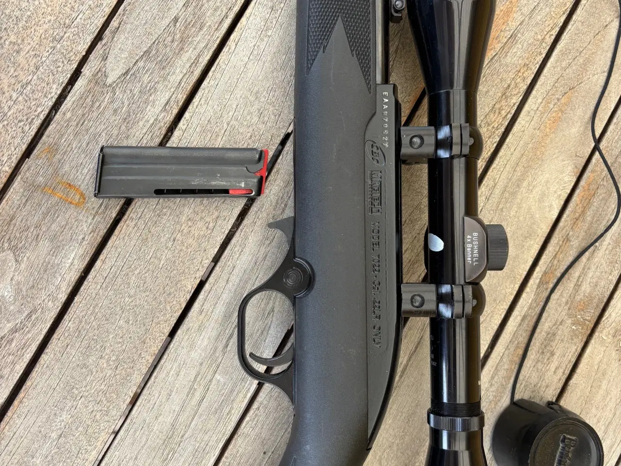 Billede 3 - Salonriffel, halvautomatisk kal. 22 m/Bushnell 4X