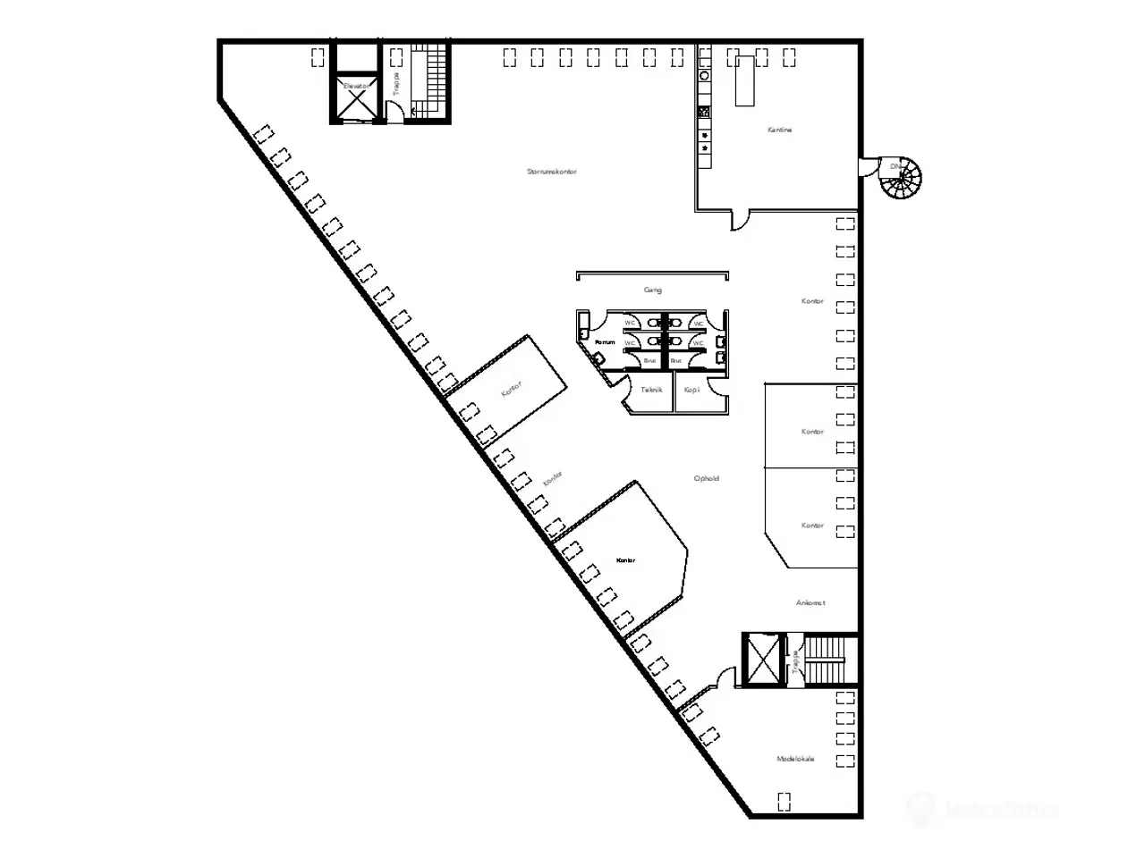 Billede 19 - Imponerende og kompromisløst kontorlejemål