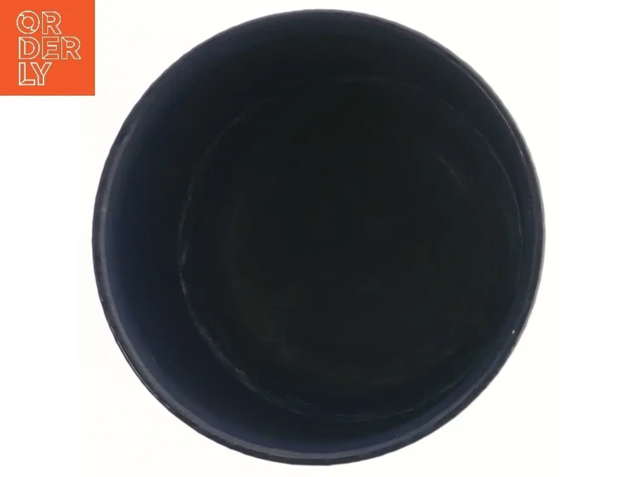 Billede 2 - Blå vase, keramisk (str. Ø 17,5 cm længde 15 cm)