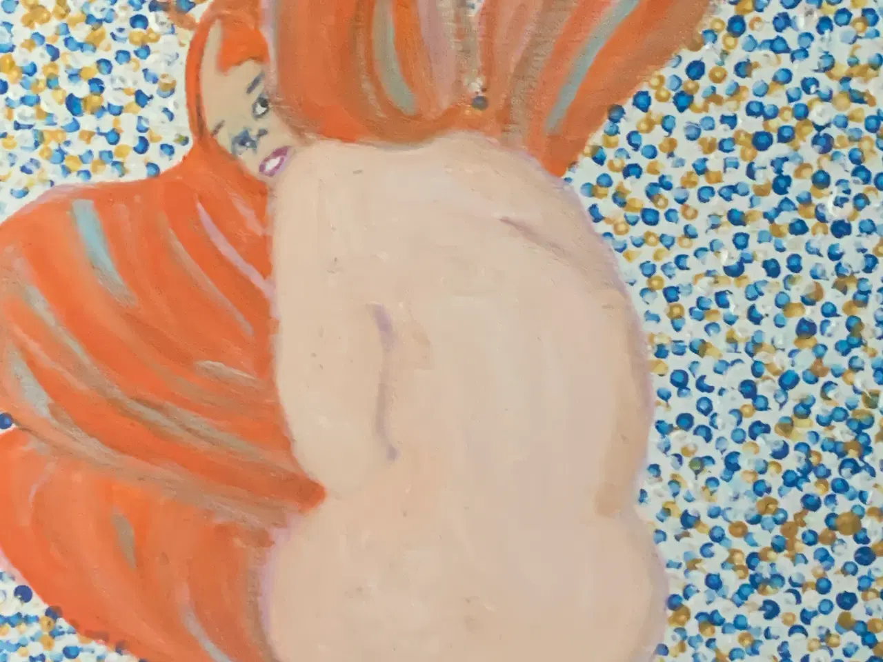 Billede 1 - Kvinde inspireret af Gustav Klimt.