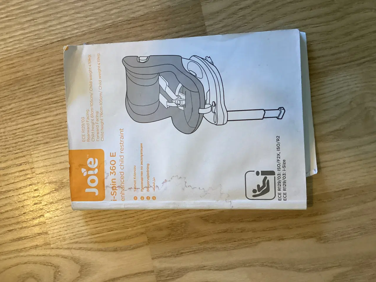 Billede 2 - Autostol Joie i-Spin 360 E, 0-15 mdr. Som ny.