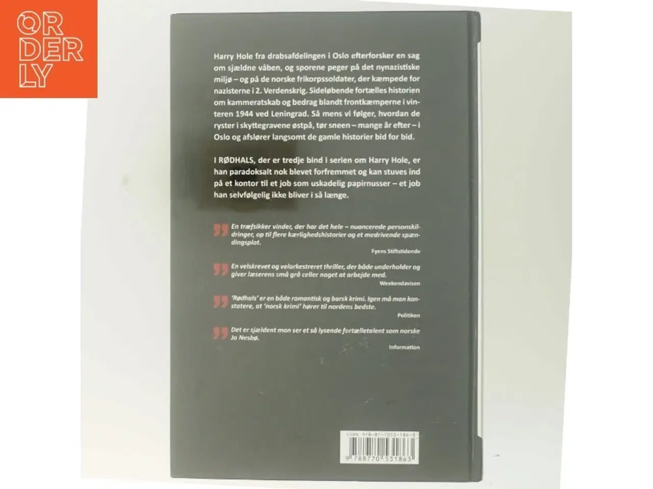 Billede 2 - Rødhals af Jo Nesbø (Bog)