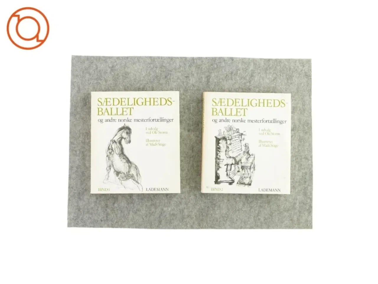 Billede 1 - Sædelighedssager bind 1 og 2 af Ole Storm (bog)