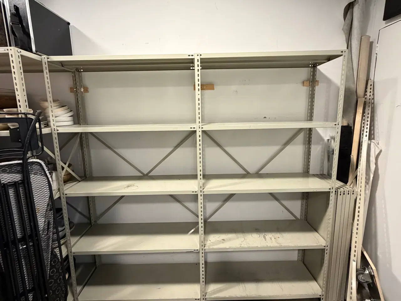 Billede 1 - Metal reol med hylder 40cmx200cmx200cm