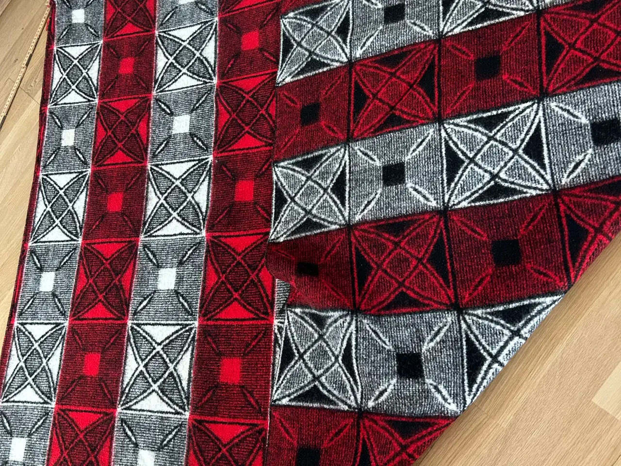 Billede 1 - Vintage plaid med 2 sider