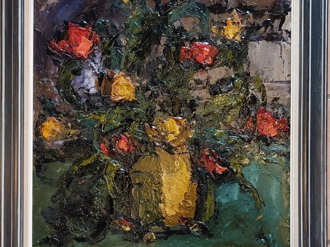 Billede 1 - A. WENØ - ( 1913 - 1972 ) - spartelmaleri