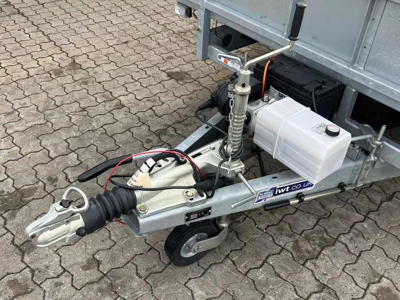 Billede 3 - Ifor Williams CT166 NY Vippelads trailer med elpumpe og alubund