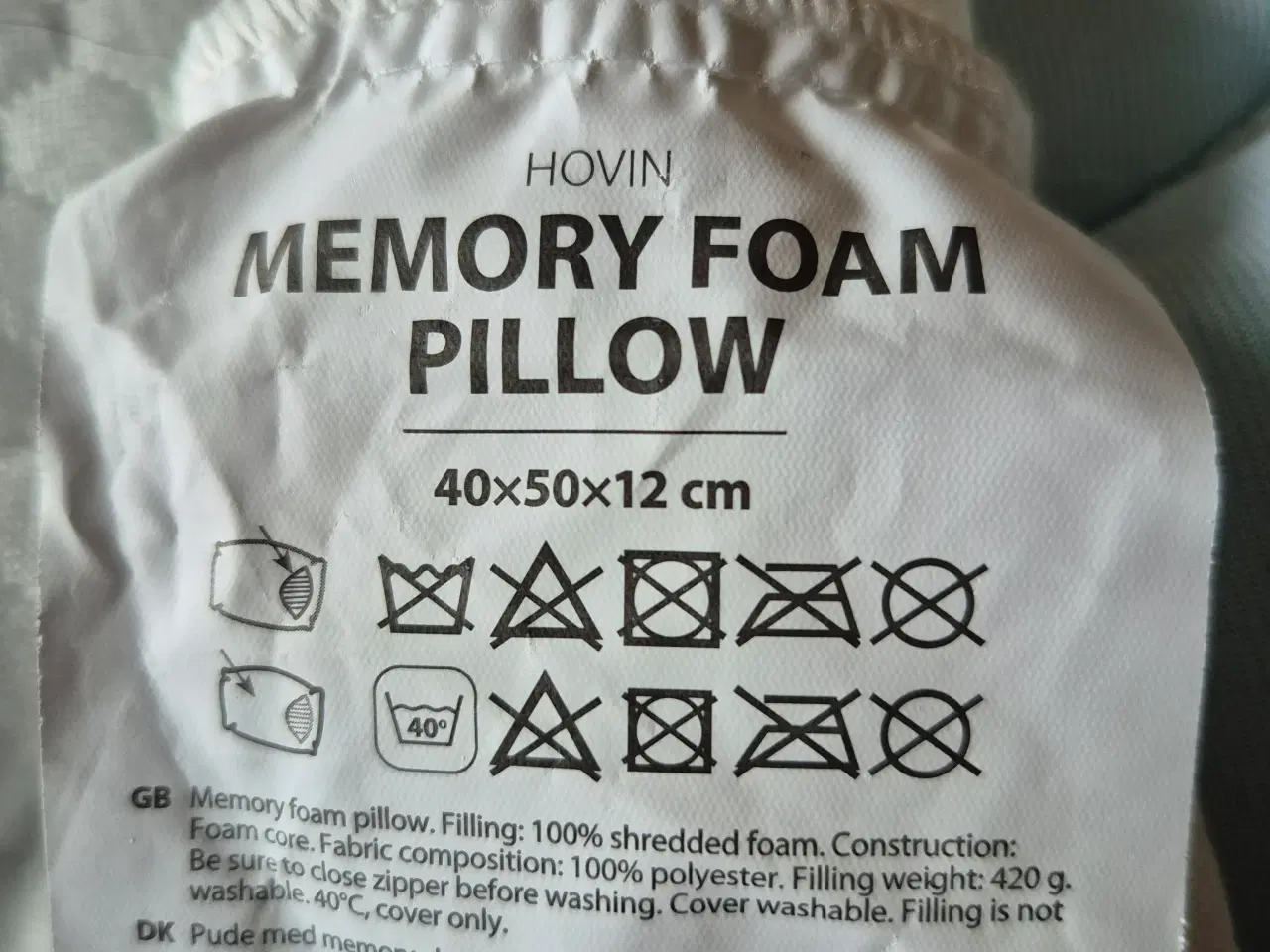 Billede 3 - Memory foam pude