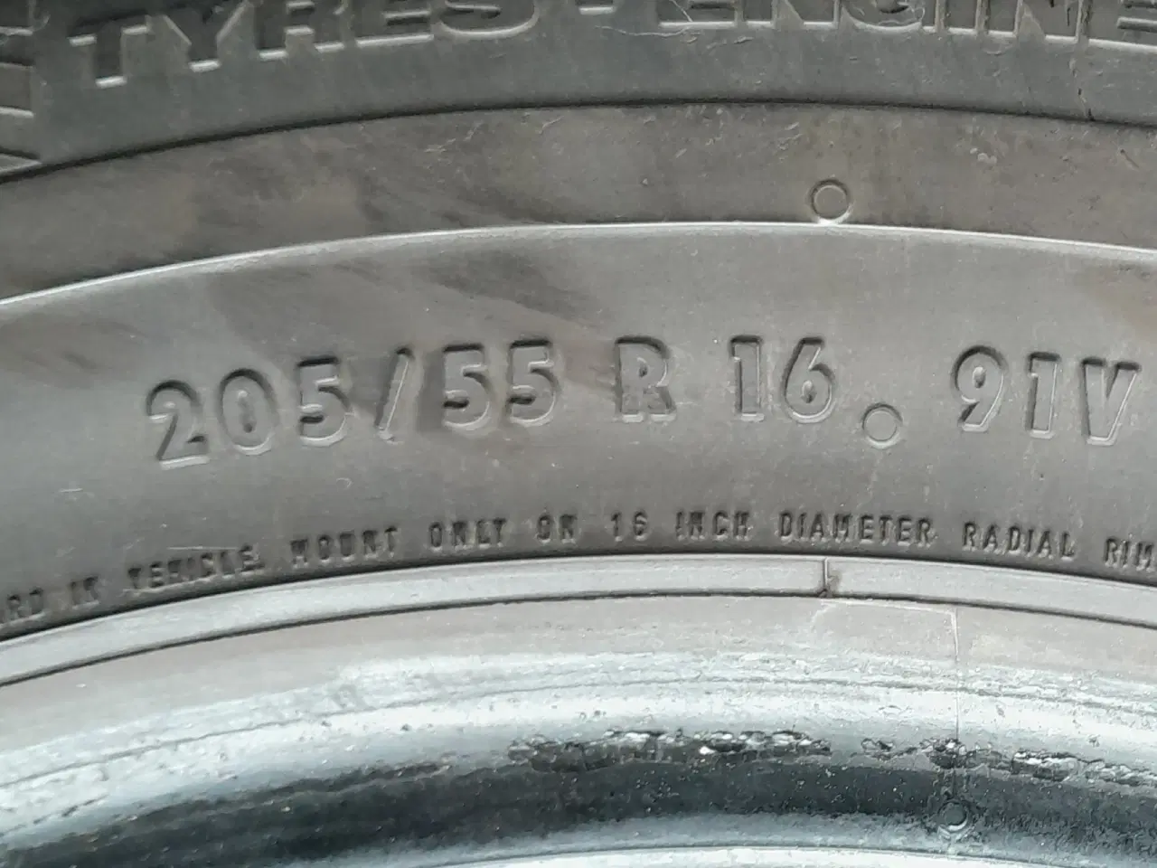 Billede 6 - Conti sportscontakt  205/55-16.  5 mm mønster 