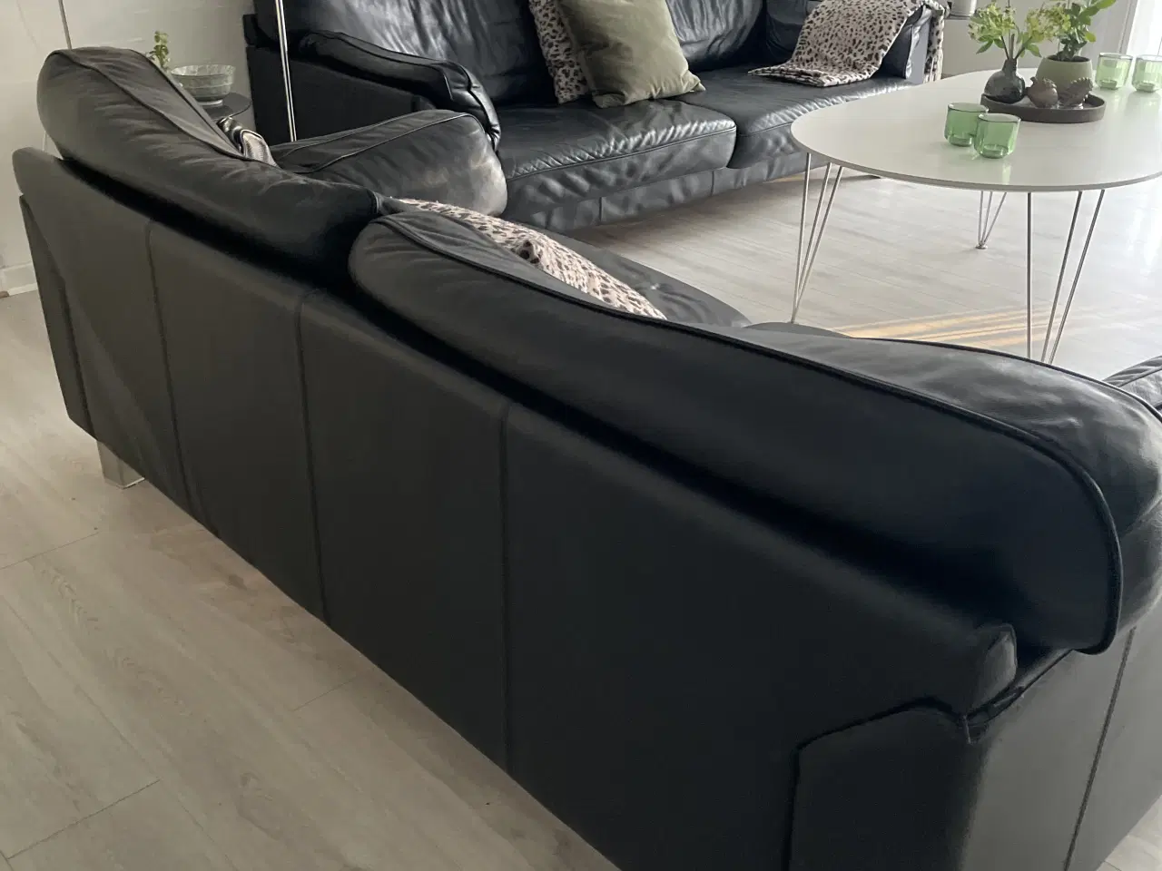 Billede 5 - 3+2 personers lædersofa