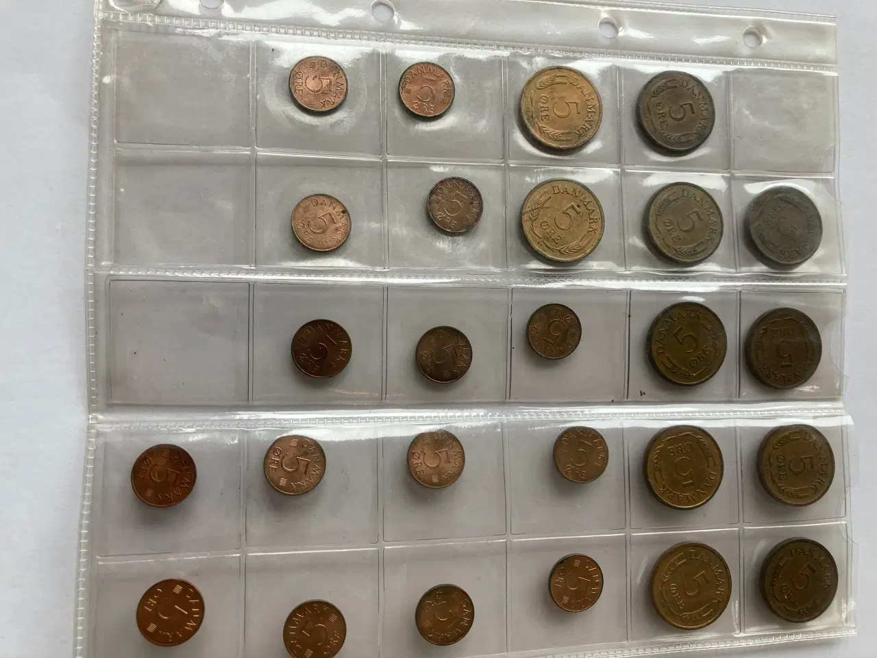 Billede 7 - Danske 1-2-5 ører mfl.  samt norske og amerikanske