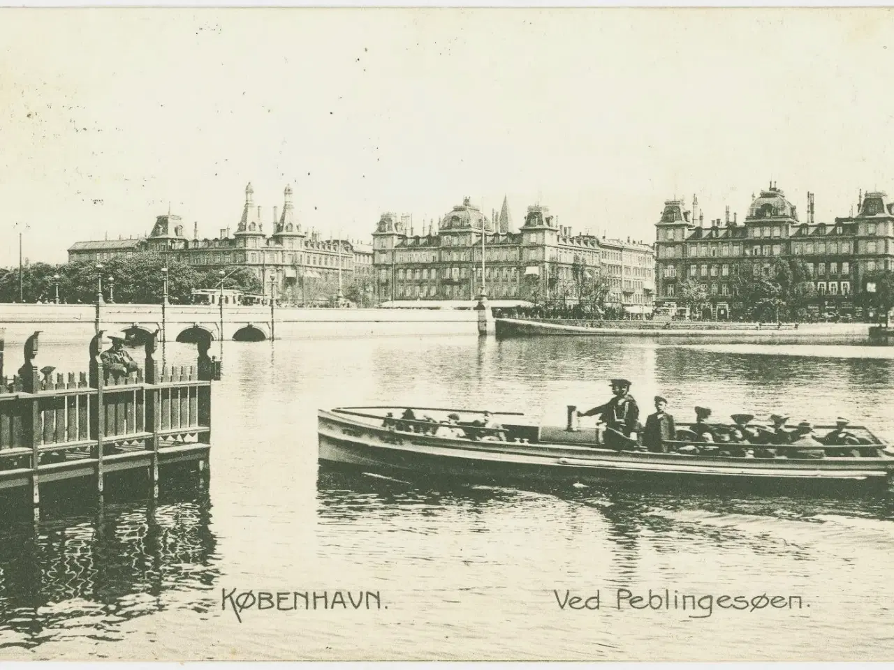 Billede 1 - København. Peblingesøen, 1912