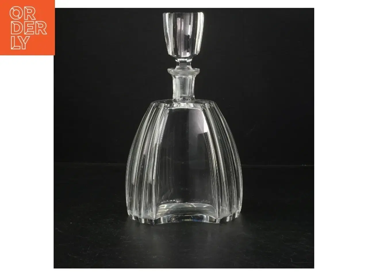 Billede 1 - Antik vinkaraffel med prop (str. 19 cm)