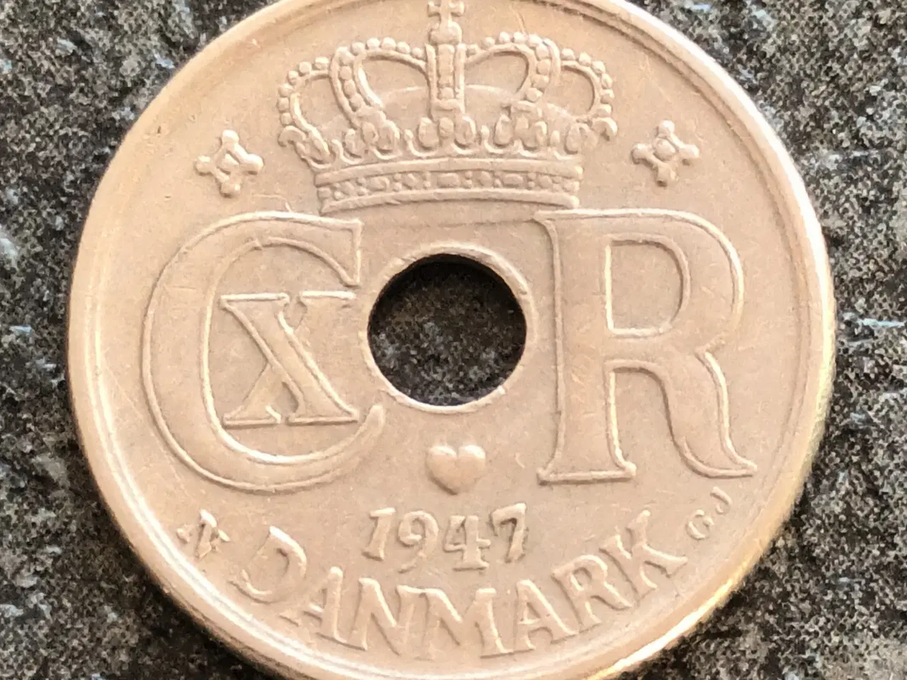 Billede 1 - 10 Øre 1947 i pæn kvalitet.