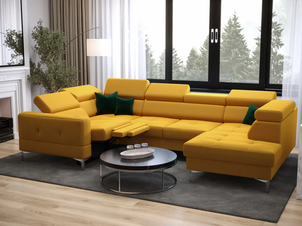 Billede 8 - TUTSEPI MAX I RELAX HJØRNESOFA MED SOVEFUNKTION 170x350x185 CM