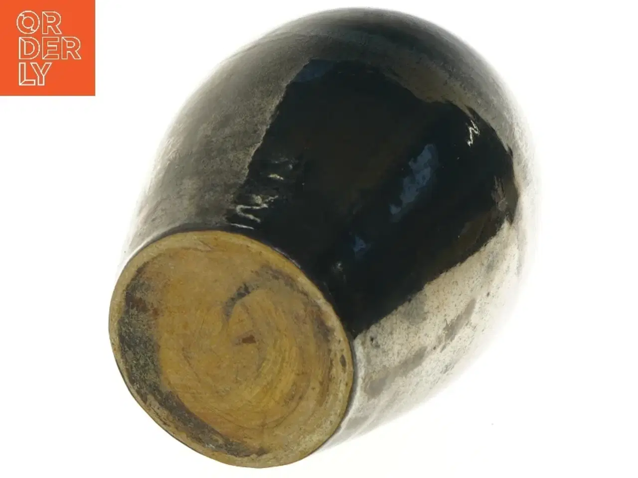 Billede 3 - Antik lerdunk med hank (str. 24 cm)