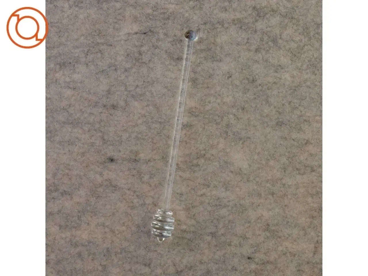 Billede 1 - Honningpind i mundblæst glas (str. 20 cm)