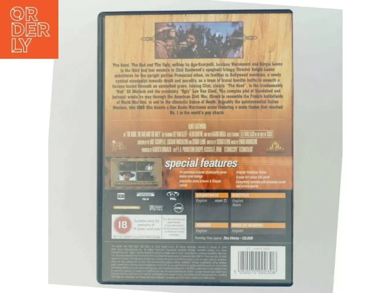 Billede 3 - The Good the Bad and the Ugly med Clint Eastwood (DVD)
