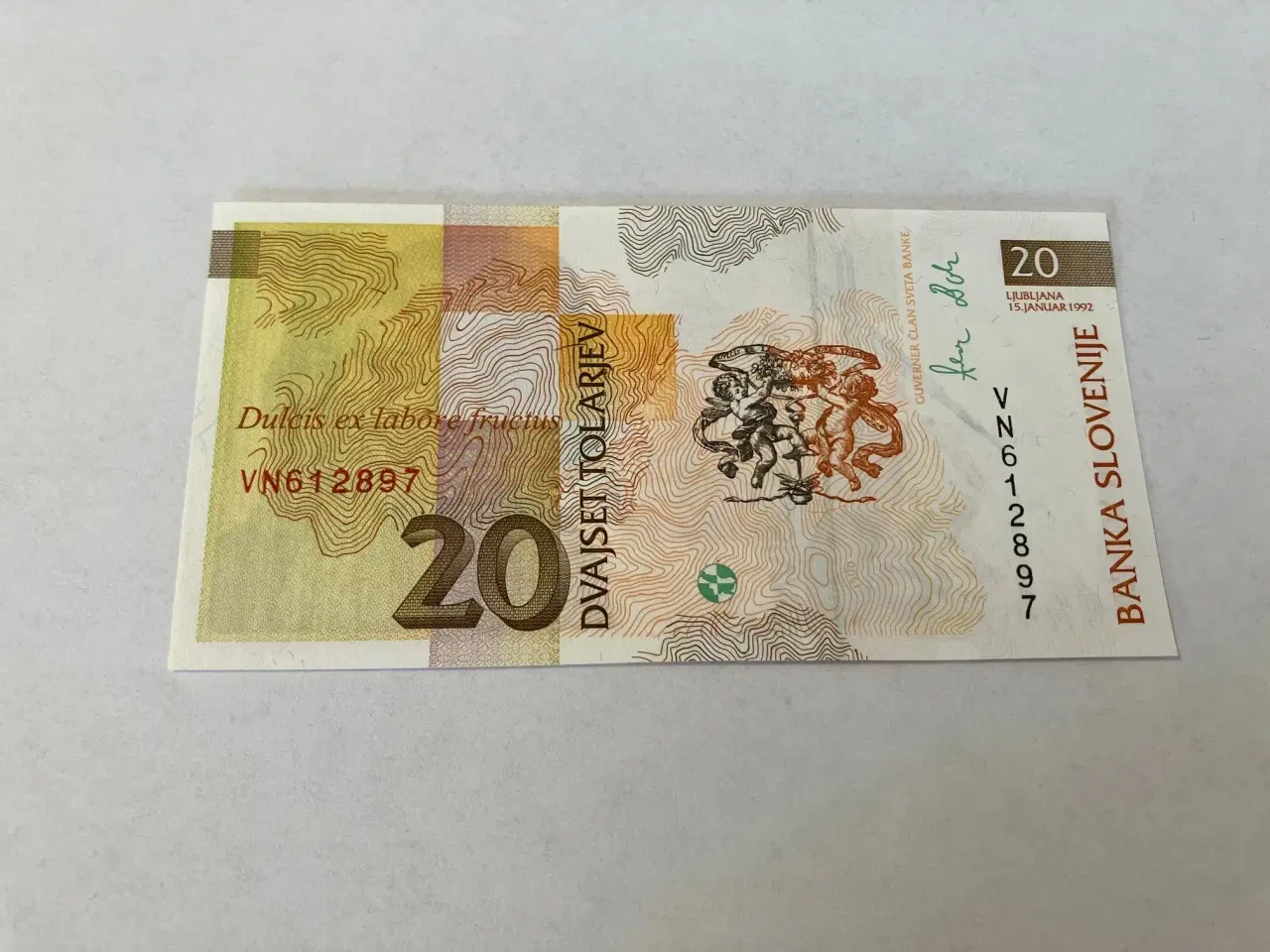 Billede 2 - 20 Tolarjev Slovenia
