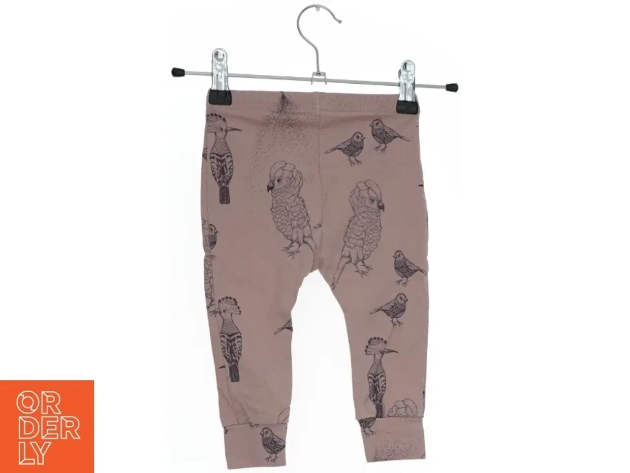 Billede 2 - Børneleggings med fugleprint fra Fixoni (str. 74)
