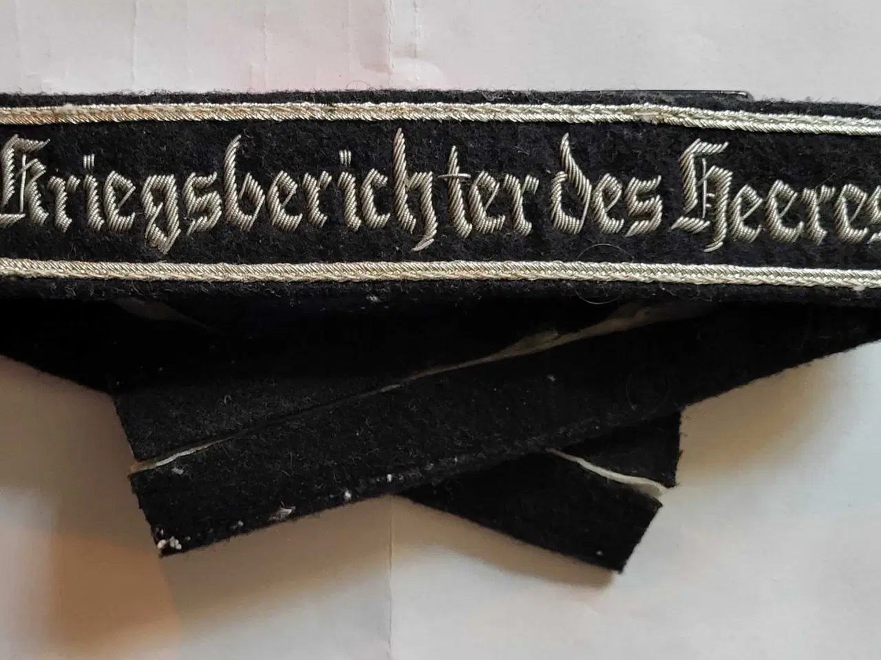 Billede 1 - WW2 - Ærmestribe/bånd, Kriegsberichter des heeres